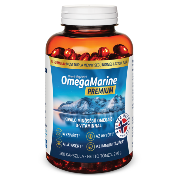 OmegaMarine csomagolás – 360 kapszula